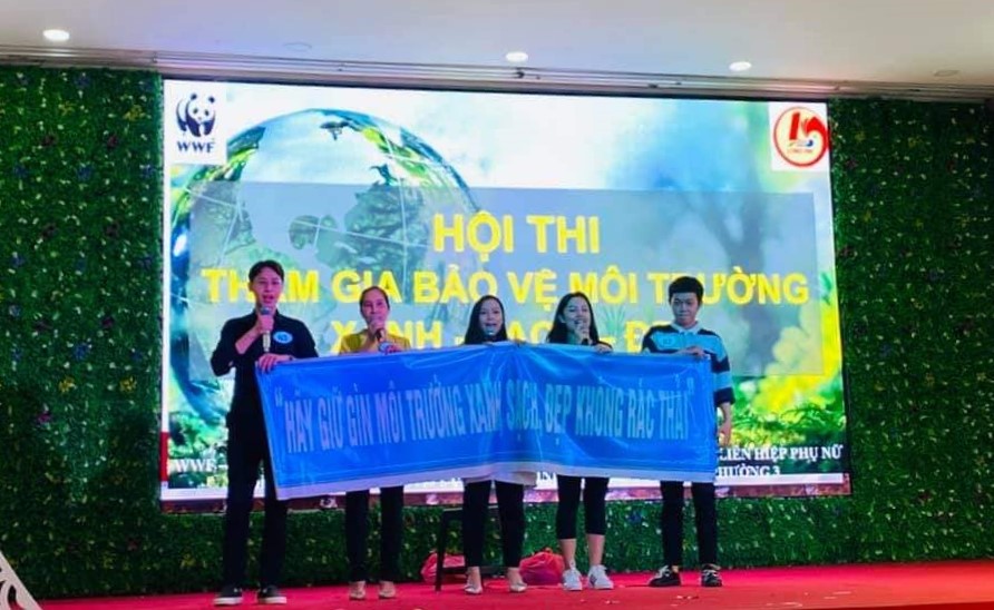 Đoàn Thanh niên phường 3, TP.Tân An phối hợp tổ chức Hội thi Tham gia bảo vệ môi trường xanh, sạch, đẹp (Ảnh tư liệu)