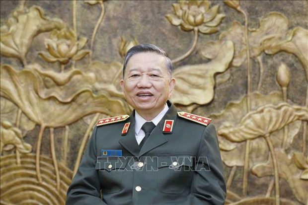 Minister: public security forces uphold heroic tradition Minister of Public Security Gen. To Lam (Photo: VNA)
