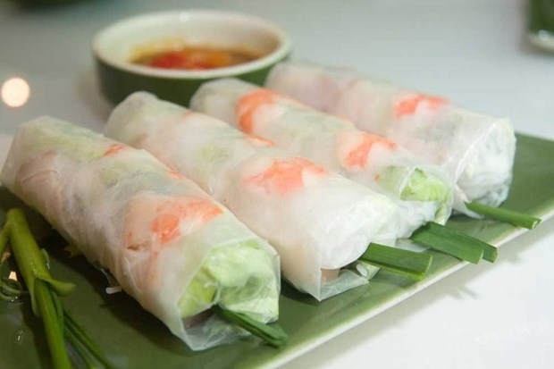 British magazine recommends must-try Vietnamese dishes Goi cuon (Photo: Rough Guides)