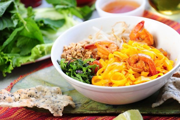 British magazine recommends must-try Vietnamese dishes Mi Quang (Photo courtesy of Rough Guide)