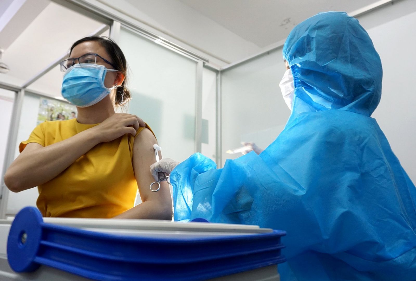 Long An: Covid-19 vaccine planned to inject to all people The campaign to vaccinate against Covid-19 aims to implement the strategy of community immunity in the whole province