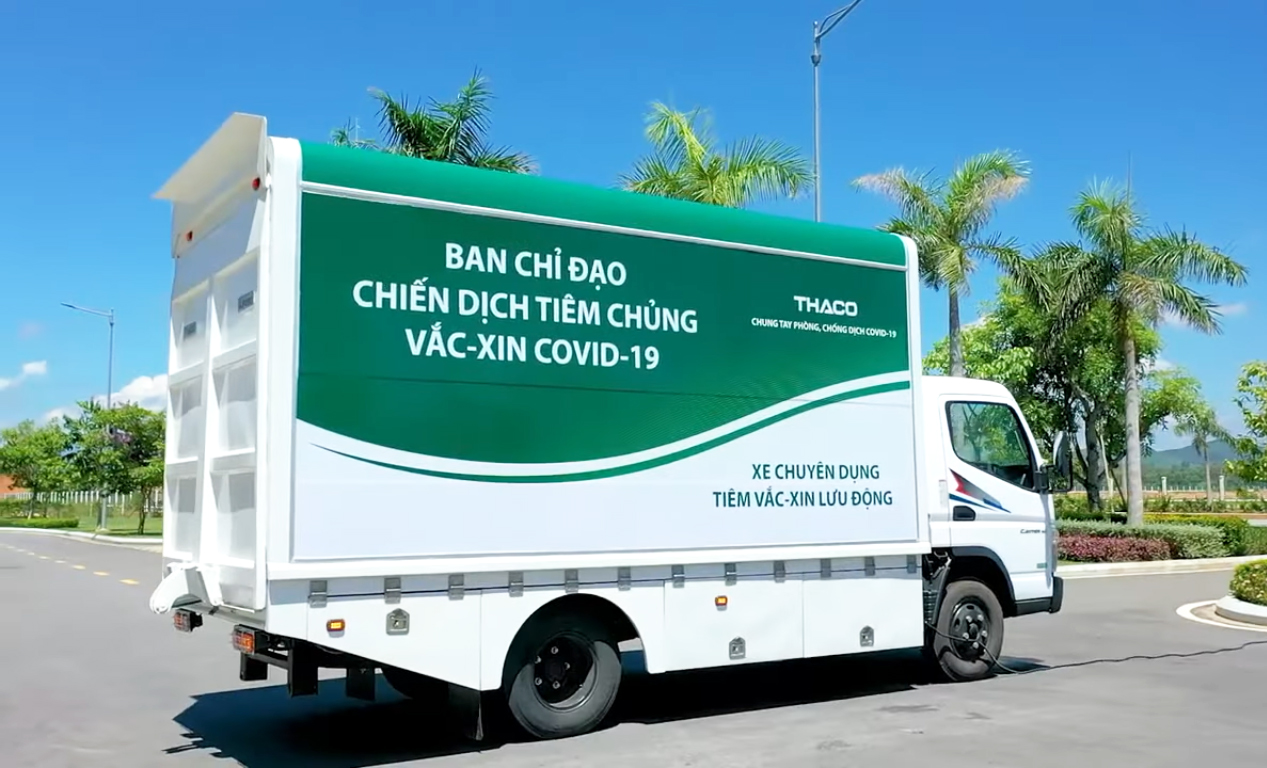 Long An is granted a mobile dedicated vaccination vehicle