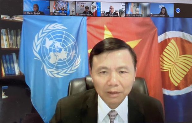 Vietnam highlights need to avoid negative impacts of counter-terrorism measures on humanitarian activities Ambassador Dang Dinh Quy, Vietnam's Permanent Representative to the UN (Photo: VNA)