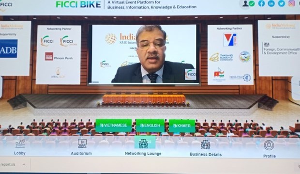 Programme promotes India-Mekong Sub-region cross-border trade Participants at the programme (Photo: VNA)
