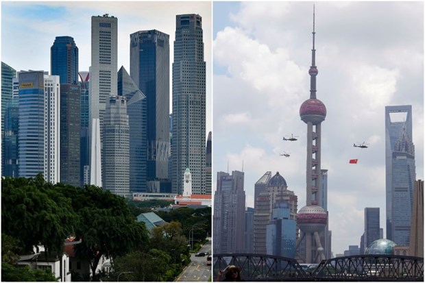 Singapore, China enhance cooperation in digital trade, green economy China has been Singapore's largest trading partner since 2013, and Singapore's largest investment destination since 2007. (Photo: Reuters)