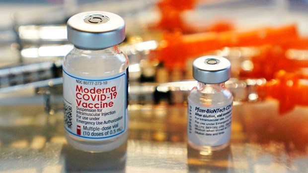 Vaccine của Pfizer và Moderna. (Nguồn: AP)