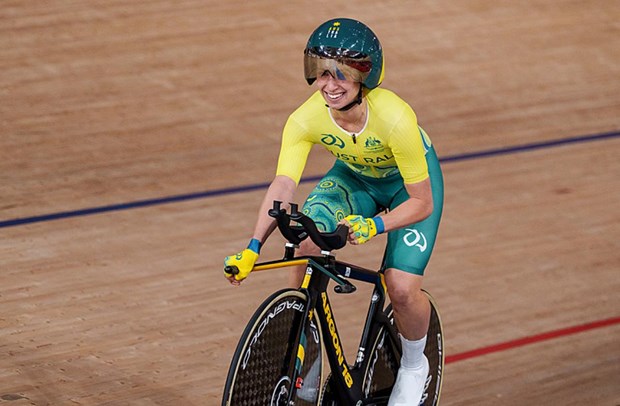Tay đua xe đạp người Australia, Paige Greco. (Nguồn: paralympic.org)