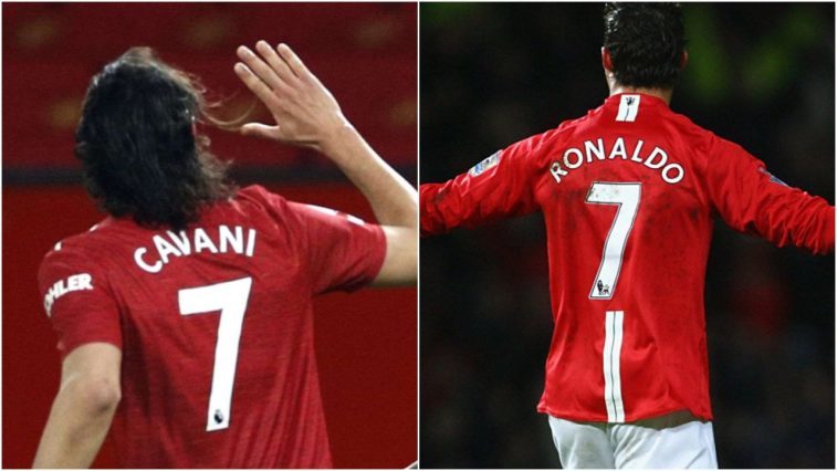 Ronaldo có thể vẫn mặc áo số 7 quen thuộc nếu Cavani nhường lại đồng thời Premier League làm ngoại lệ cho hoán đổi số áo