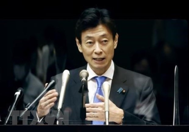 Japanese Economic and Fiscal Policy Minister Nishimura Yasutoshi (Photo: Kyodo/VNA)