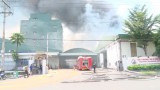 Cháy lớn tại khu nhà xưởng Công ty TNHH Khoa Kỹ Sinh Vật Thăng Long