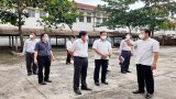 Phó Chủ tịch UBND tỉnh Long An - Phạm Tấn Hòa kiểm tra chuẩn bị năm học mới tại Tân Thạnh