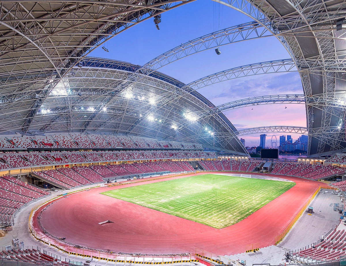 SVĐ Quốc gia Singapore, một trong những địa điểm tổ chức AFF Cup 2020. (Ảnh: TNP).