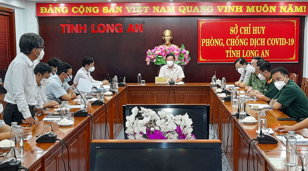Long An: Bảo đảm chăm lo kịp thời, không để người dân tự phát về quê