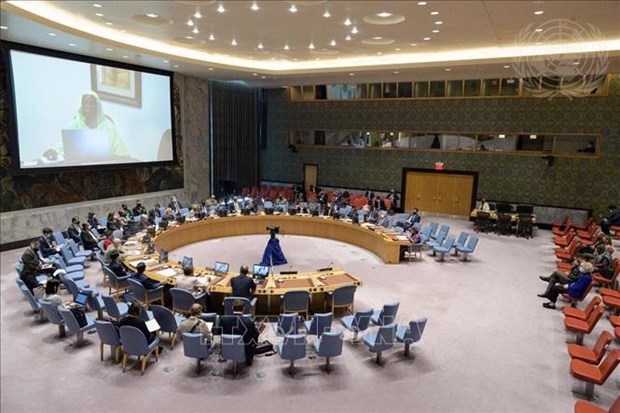 Vietnam calls for efforts in tackling illicit trade in small arms, light weapons A working session of the United Nations Security Council (Photo: VNA)