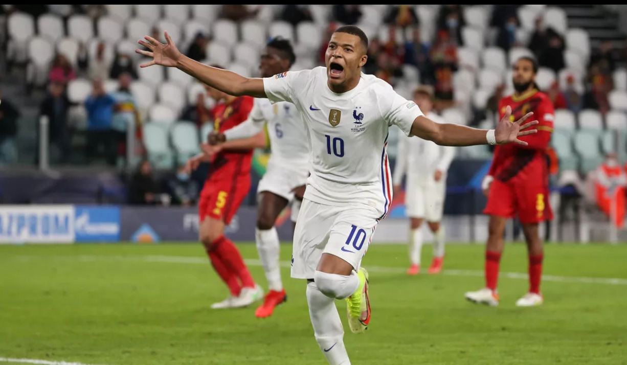 Tuyển Pháp ngược dòng đánh bại tuyển Bỉ sau khi bị dẫn 2 - 0. Ảnh: Eurosports