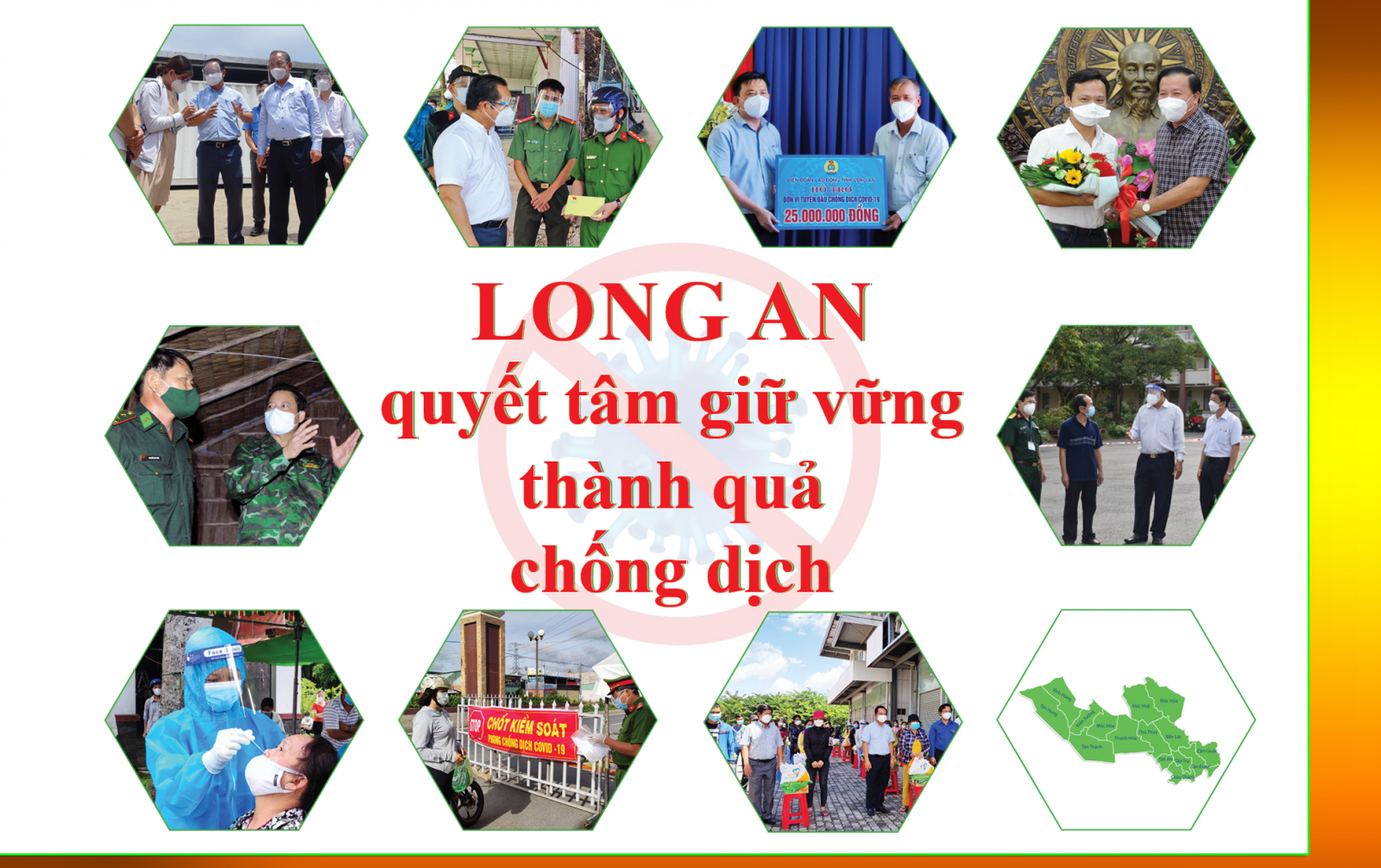 Long An quyết tâm giữ vững thành quả chống dịch