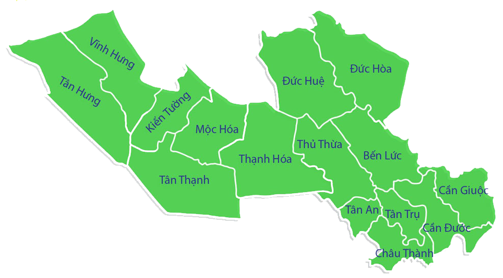 Long An's Covid-19 map is completely green, Long An is entering a new normal state
