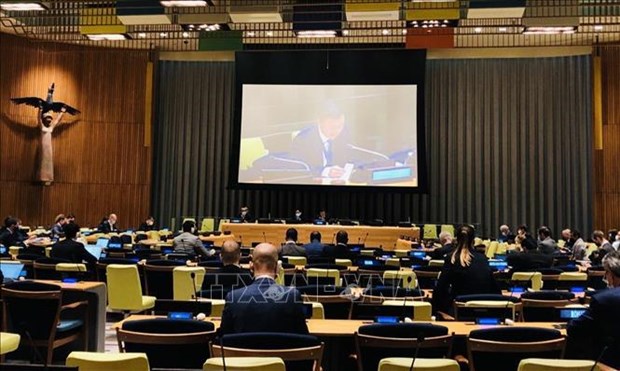 Vietnam highlights women’s role in peacekeeping, peacebuilding Permanent Representative of Vietnam to the UN Ambassador Dang Dinh Quy delivers a speech at the UNSC’s open debate on “Investing in women in peacekeeping and peacebuilding.” (Photo: VNA)