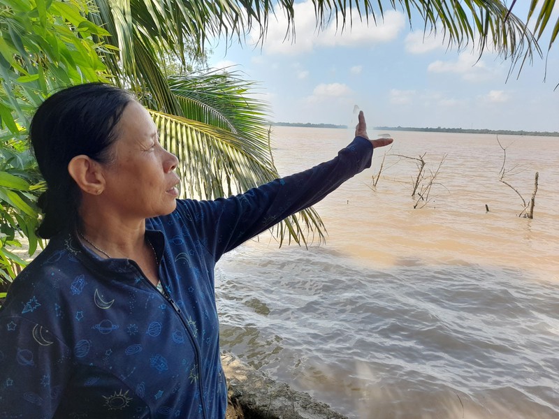 Bến Tre: Lo sạt lở, người dân kiến nghị dừng khai thác mỏ cát