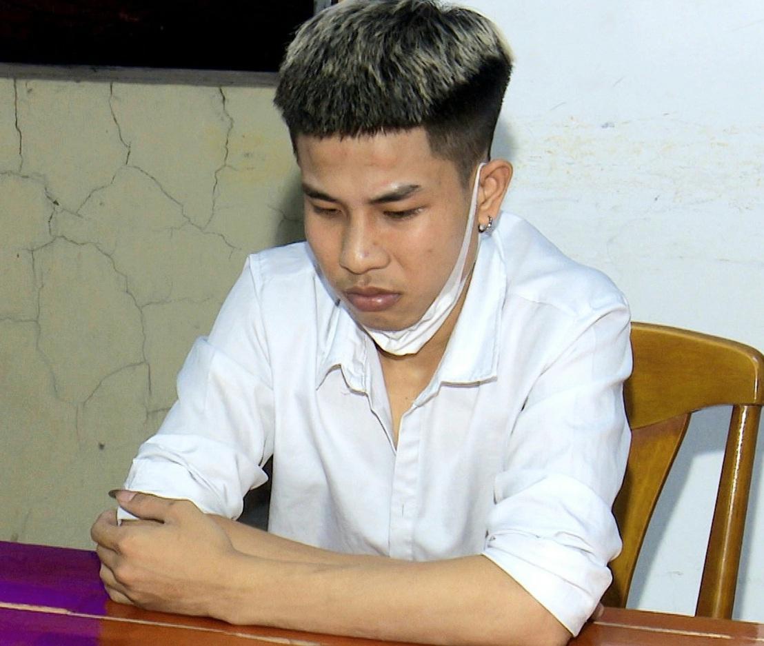 Nguyễn Xuân Lộc tại cơ quan Công an P.7, TP.Bạc Liêu. Ảnh TRỌNG NGUYỄN