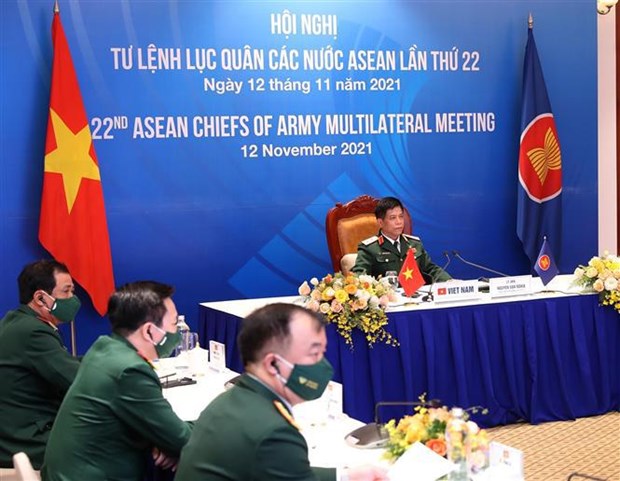 Vietnam attends 22nd ASEAN Chiefs of Army Multilateral Meeting Vietnam attends 22nd ASEAN Chiefs of Army Multilateral Meeting (Photo: VNA)