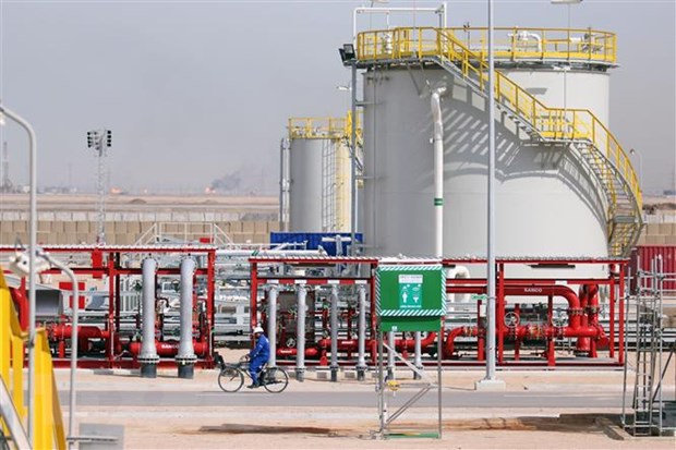 Một cơ sở lọc dầu ở Zubair, tỉnh Basra, miền Nam Iraq. (Ảnh: AFP/TTXVN)