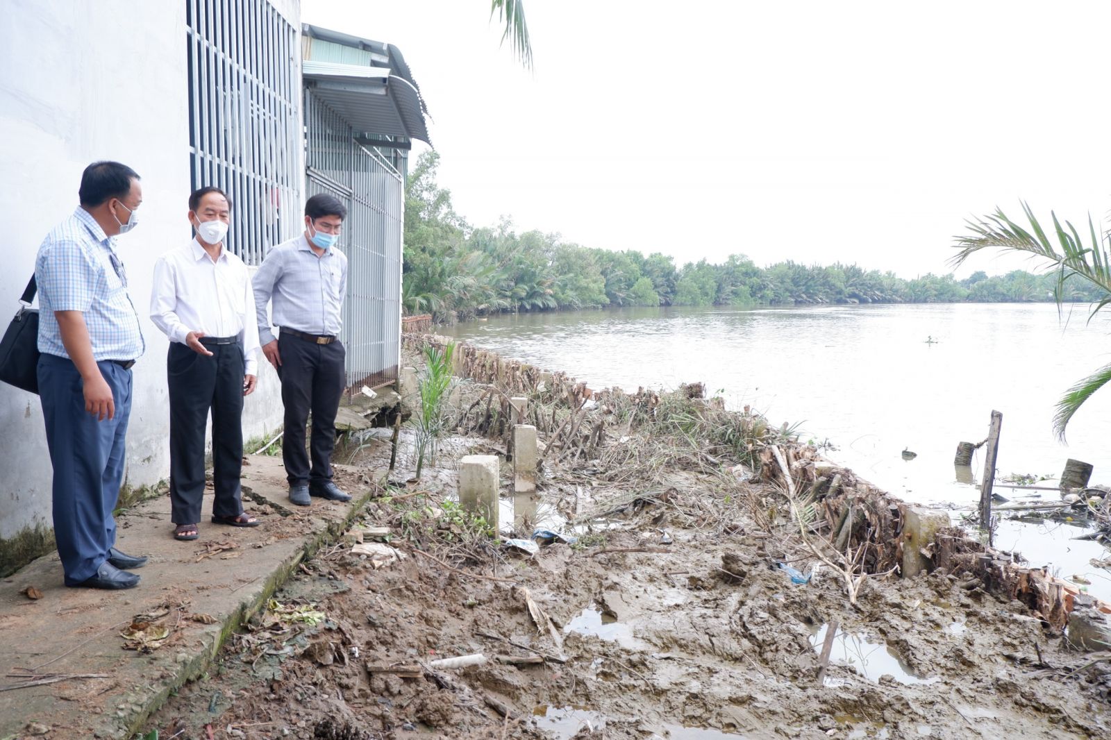 Ngành Nông nghiệp tỉnh tổ chức đoàn kiểm tra công tác phòng, chống, ứng phó hạn, mặn năm 2021-2022