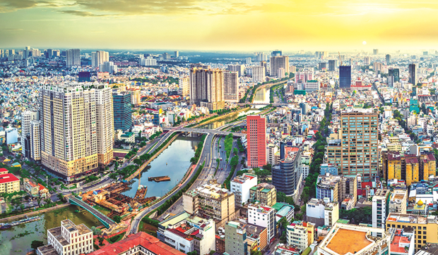 A view of Ho Chi Minh City. (Photo: thoibaonganhang.vn)