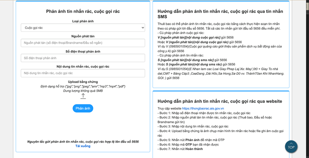 Ra mắt Cổng thông tin điện tử về phòng, chống 'rác viễn thông'