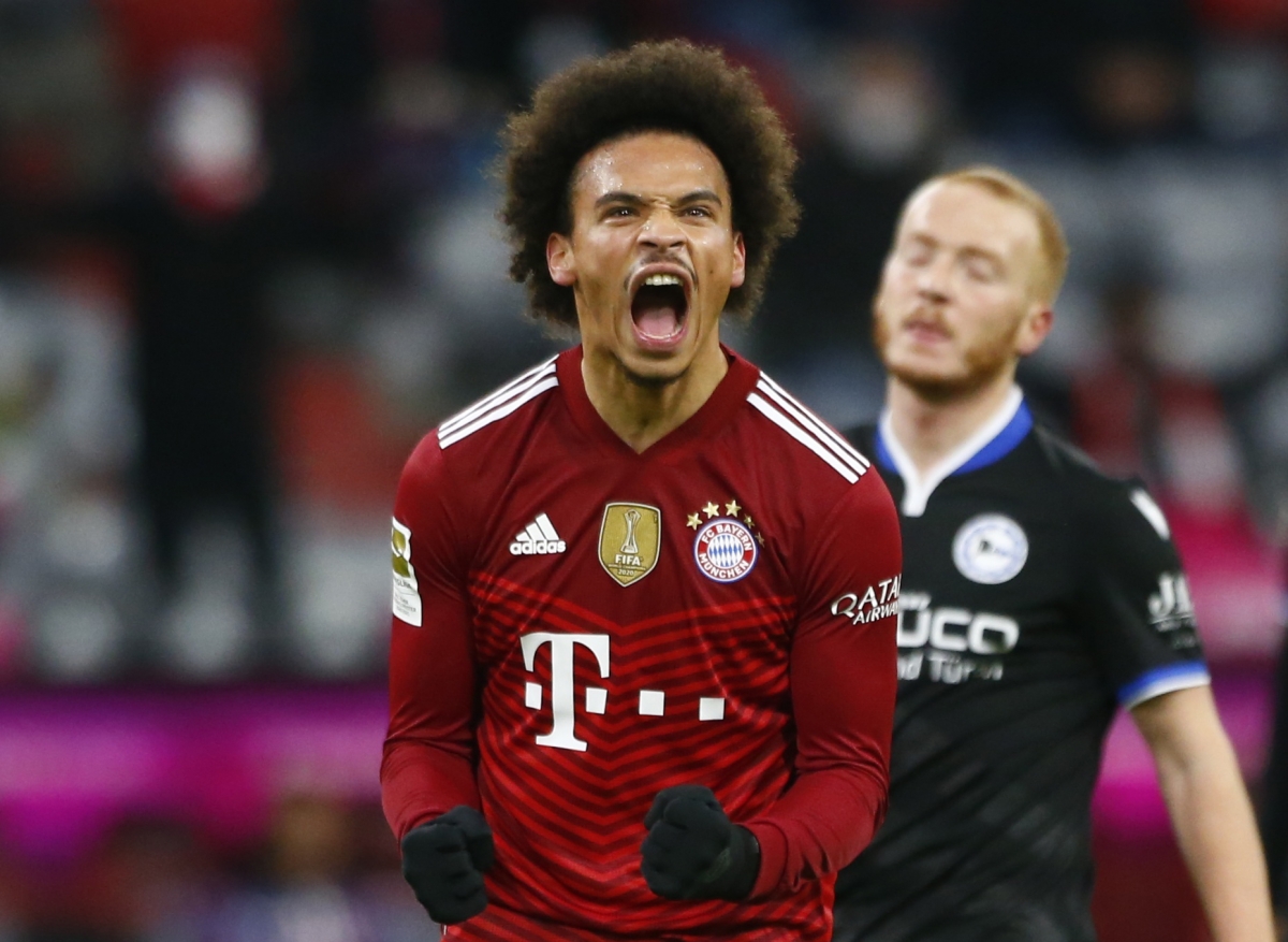 Sane tỏa sáng, Bayern thắng nhọc Bielefeld