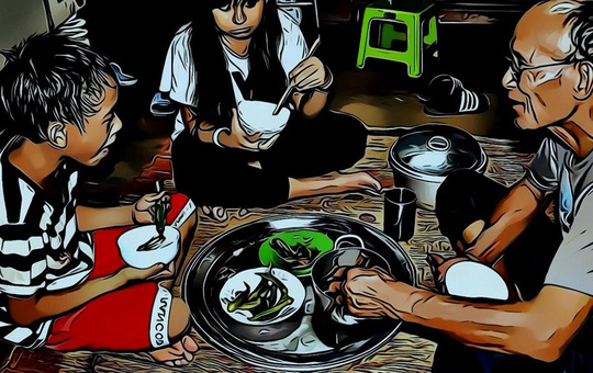 Món khoái khẩu của tía Ảnh mang tính minh họa