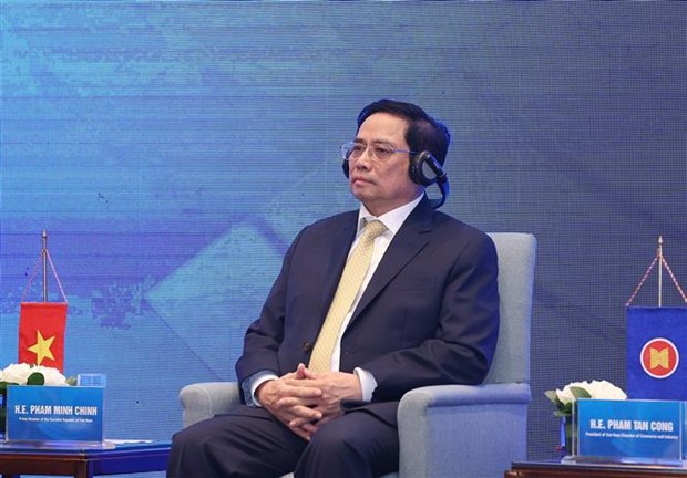 PM outlines three priorities for ASEAN sub-regional cooperation PM Pham Minh Chinh at the event. (Photo: VNA)