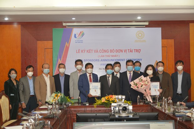 Lễ công bố nhà tài trợ kim cương của SEA Games 31 diễn ra tại Hà Nội vào chiều 30/11.