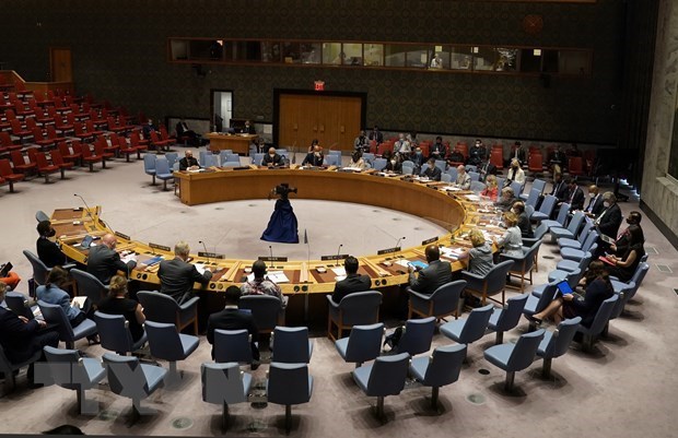 Vietnam commits to implementing UNSC’s resolutions on counter-terrorism A meeting of the UNSC (Photo: AFP/VNA)