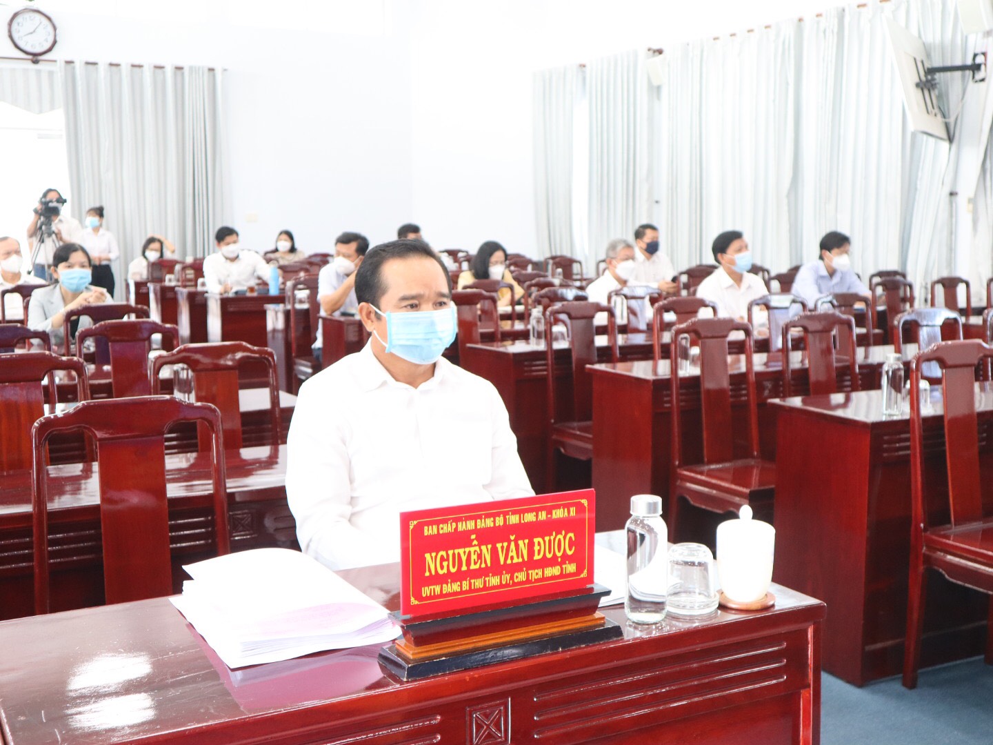 ‘Socio-economics sustainably restored and developd in post-Covid-19 period and industrialization, modernization accelerated in the digital era' Delegates attend the online conference at Long An end-point bridge