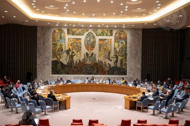 Vietnam highlights trust building in settling chemical weapon issue in Sysia The United Nations Security Council assesses the implementation of Resolution 2118 (2013) concerning chemical weapon issues in Syria at a meeting on October 4. (Photo: VNA)