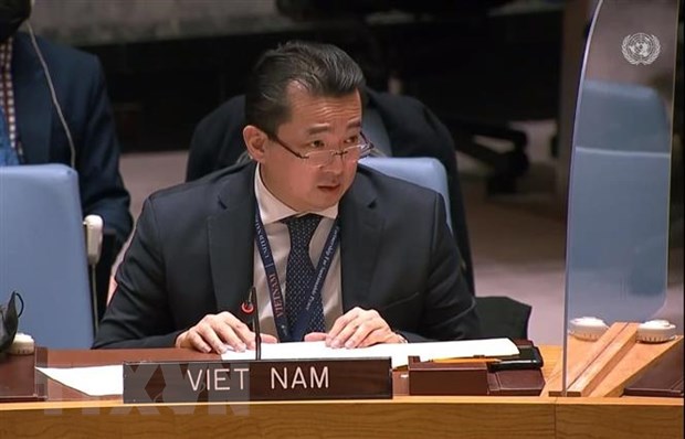 Đại sứ Phạm Hải Anh, Đại biện lâm thời của Việt Nam tại Liên hợp quốc. (Ảnh: Khắc Hiếu/TTXVN)