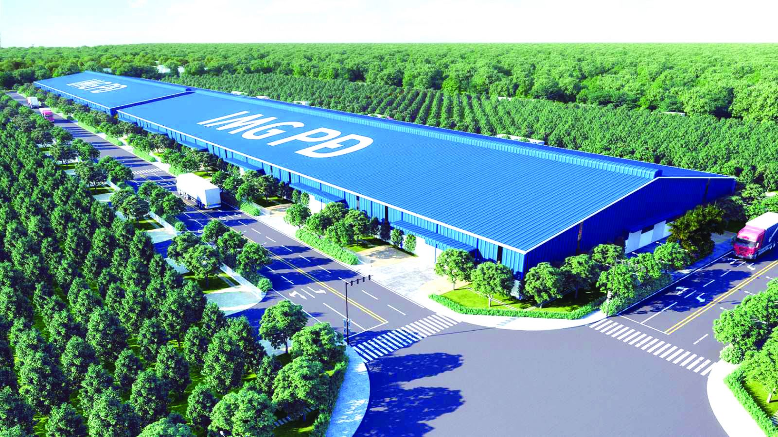 Phuoc Dong Wharf Bridge Industrial Park honored with the Silver Award at the 2nd National Urban Planning Awards 2020 Perspective of Phuoc Dong Wharf Bridge Industrial Park