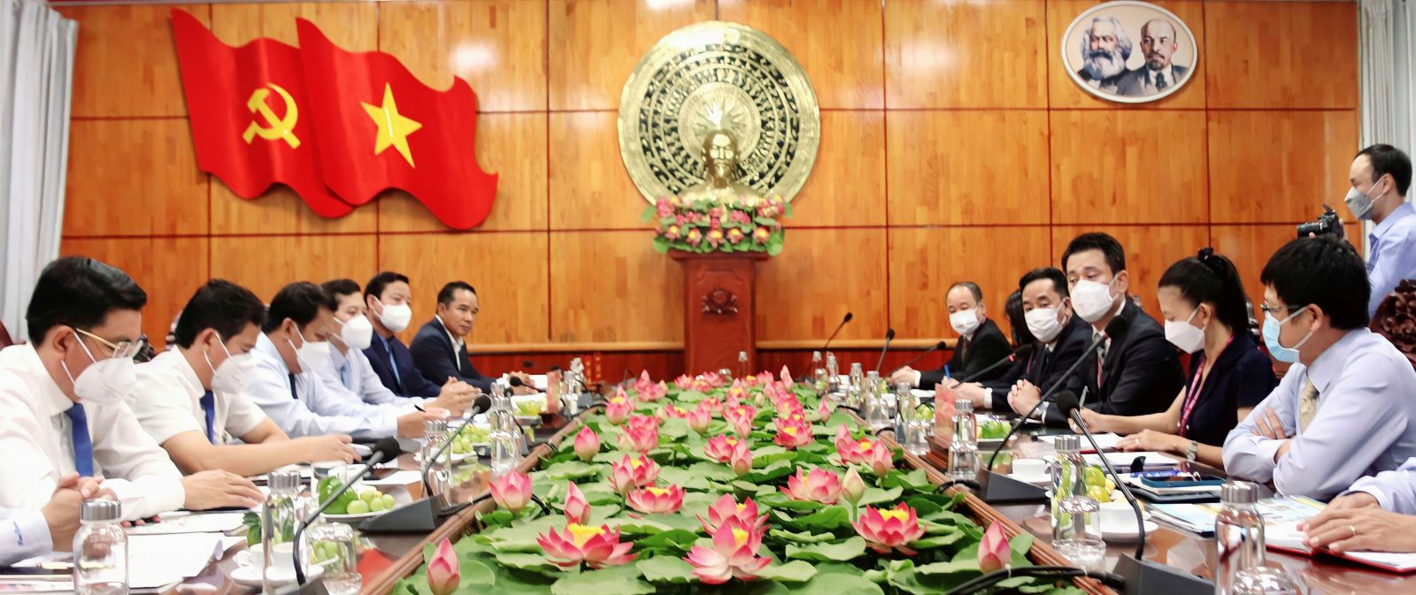 Bí thư Tỉnh ủy Long An - Nguyễn Văn Được làm việc với Tập đoàn AEON
