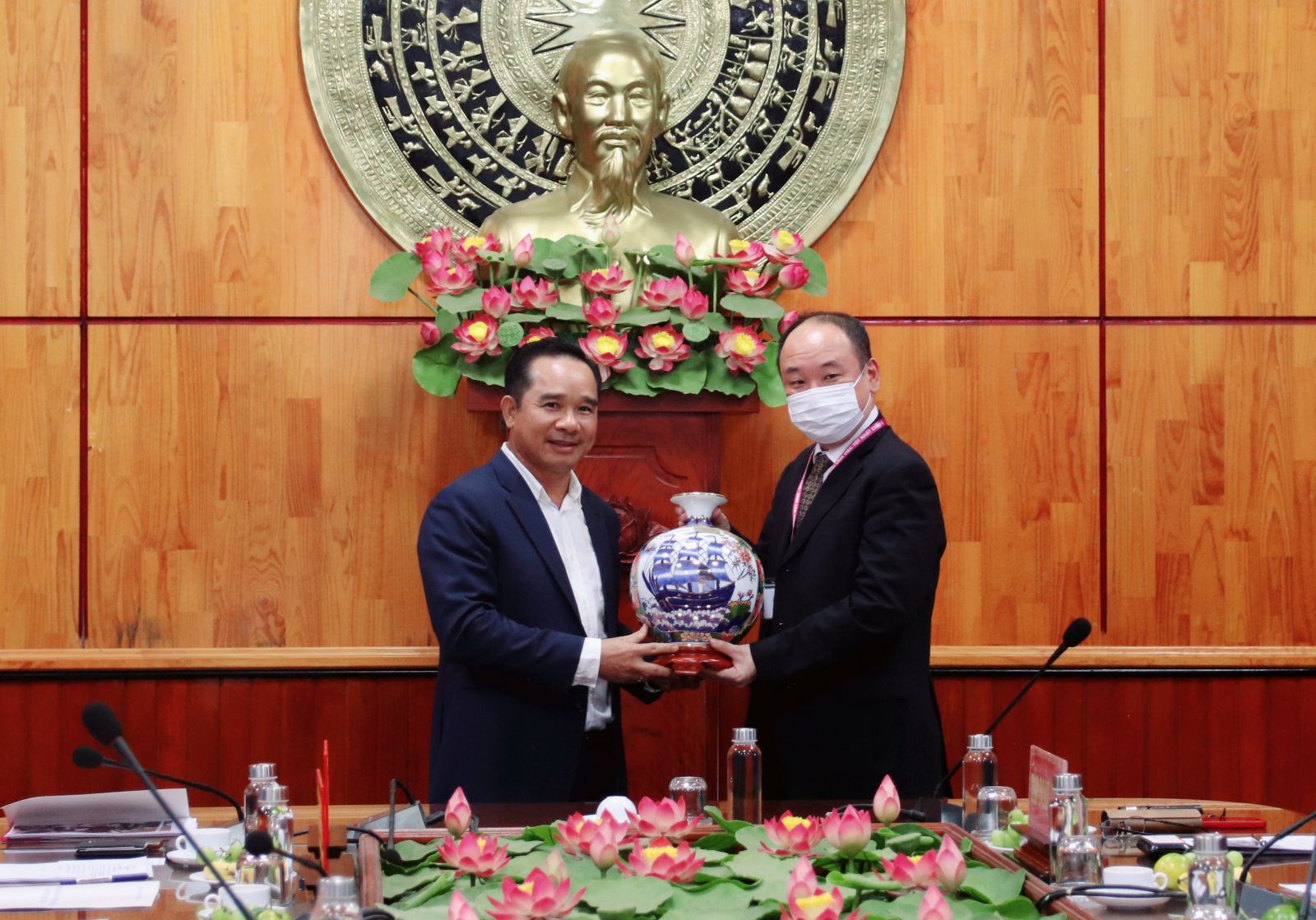 Bí thư Tỉnh ủy Long An - Nguyễn Văn Được làm việc với Tập đoàn AEON