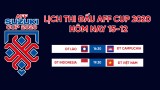 Lịch thi đấu bóng đá hôm nay 15/12: ĐT Việt Nam quyết đấu ĐT Indonesia