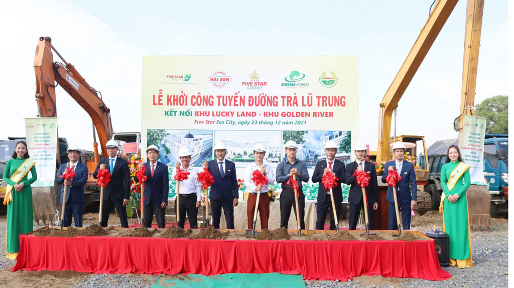 Groundbreaking ceremony of Ta Lu Trung route