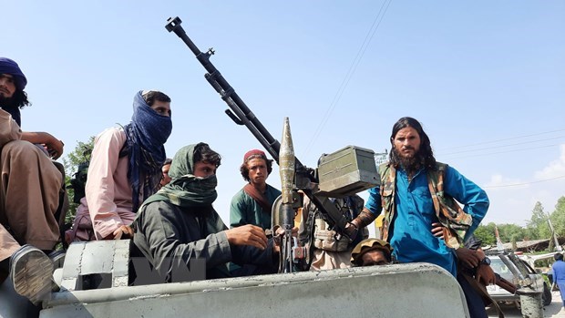 Top 10 international events in 2021 selected by VNA Taliban force in Mehtarlam, Laghman, Afghanistan (Photo: Xinhua/VNA)