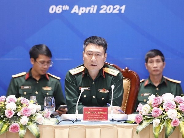 Vietnam preparing personnel for higher posts in UN peacekeeping missions Colonel Mac Duc Trong, deputy head of the Vietnam Department of Peacekeeping Operations (Photo: VNA)
