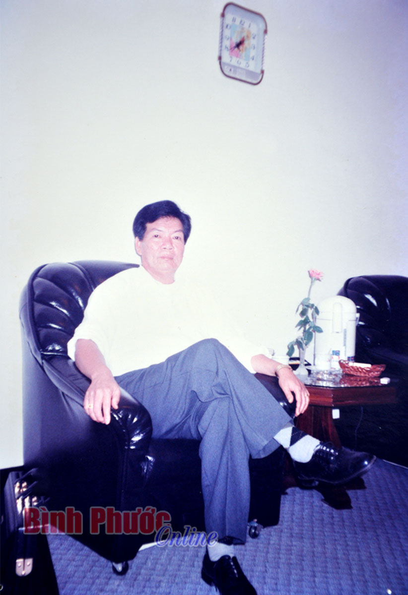 Bí thư Tỉnh ủy Bình Phước giai đoạn 1997-2001 Bùi Thanh Phong