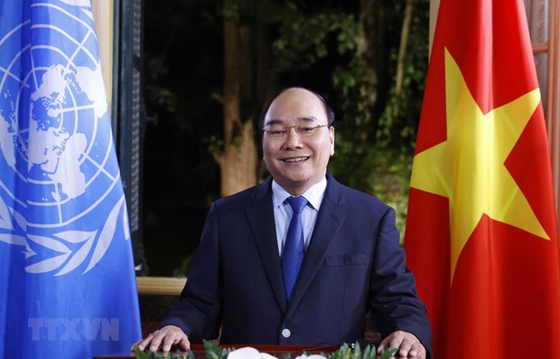 Vietnam confident, ready to shoulder international responsibilities for peace, sustainable development: President President Nguyen Xuan Phuc (Photo: VNA)