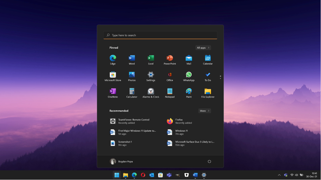 Windows 11 22H2 (Sun Valley 2) dự kiến phát hành vào mùa hè 2022. Ảnh CHỤP MÀN HÌNH