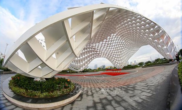 A view of the APEC Statue Park expansion project. (Photo: VNA)