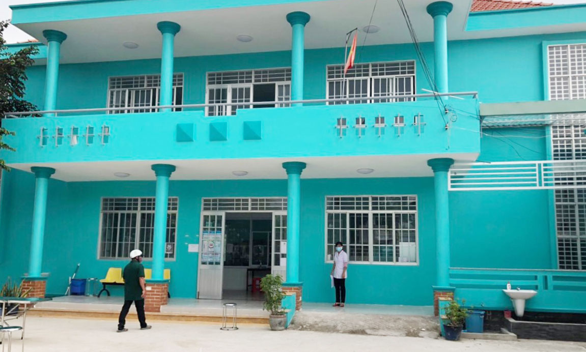Đầu tư xây dựng và phát triển hệ thống cung ứng dịch vụ y tế cơ sở Trạm Y tế xã Mỹ Lạc được đầu tư nâng cấp khang trang, sạch đẹp