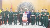 Đoàn công tác Bộ Tư lệnh Quân khu 7 thăm, chúc tết tỉnh Long An